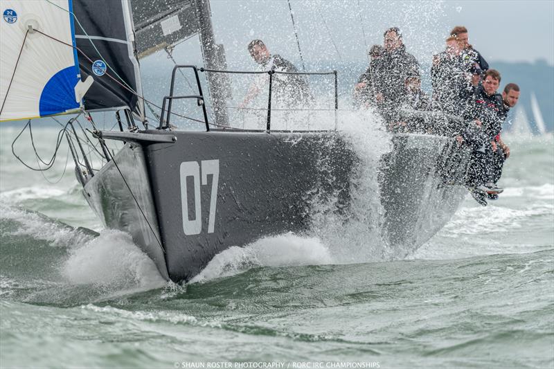 More strong winds on day 2 of the IRC Nationals photo copyright Shaun Roster Photography / RORC IRC Championships taken at Royal Ocean Racing Club and featuring the Fast 40 class