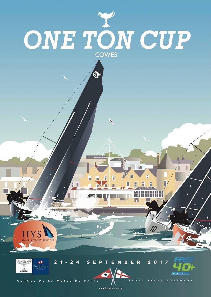 The One Ton Cup 2017 will be held in Cowes photo copyright Fast 40 Class taken at Royal Yacht Squadron and featuring the Fast 40 class