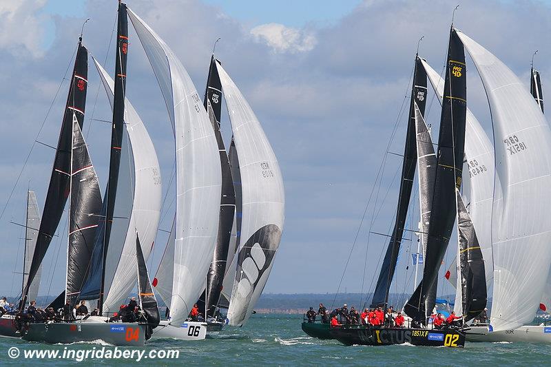 The sunshine returns on day 7 at Lendy Cowes Week 2017 photo copyright Ingrid Abery / www.ingridabery.com taken at Cowes Combined Clubs and featuring the Fast 40 class