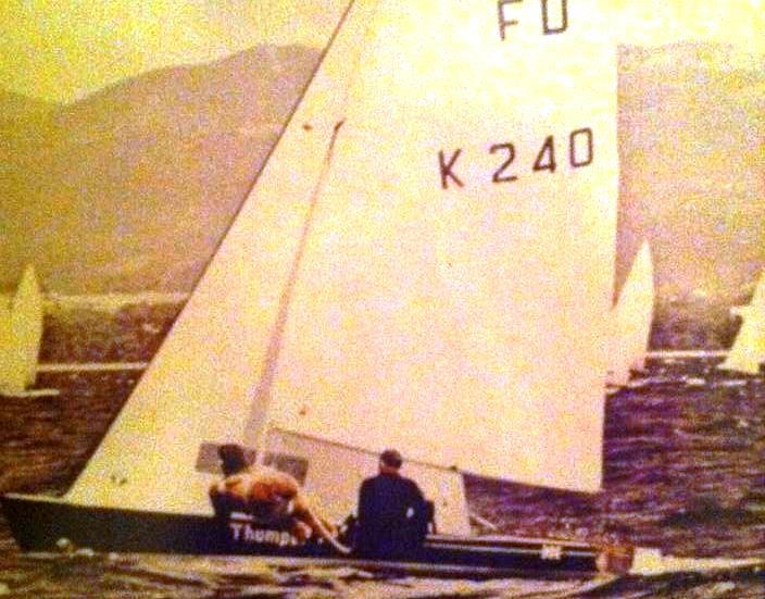 Although considered light for an FD crew, Bev would become one of the best, only to get 'dropped' on the advice of the Olympic Team Management photo copyright Moss family taken at  and featuring the Flying Dutchman class