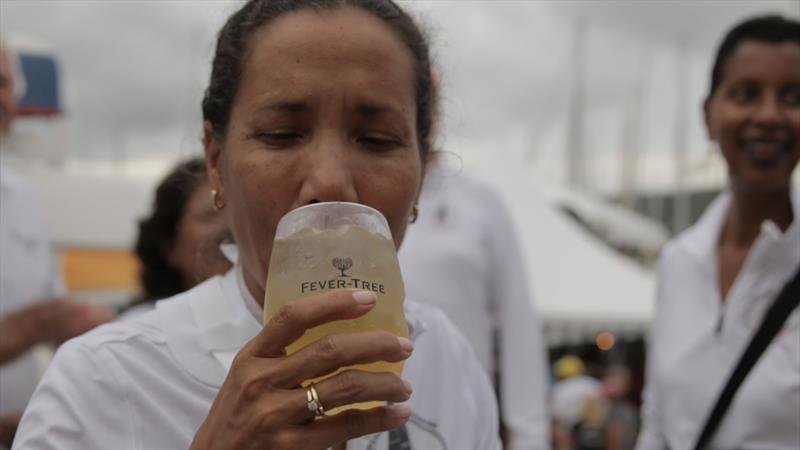 Nicole Williams enjoys a 'Perfect Storm' at Antigua Sailing Week photo copyright ASW Media Team taken at Antigua Yacht Club and featuring the  class