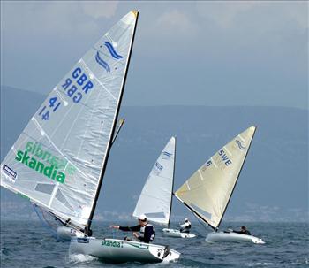 Just one race is possible on day 2 of the Finn Europeans