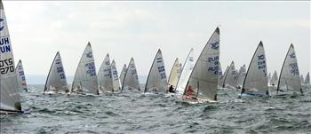 Just one race is possible on day 2 of the Finn Europeans