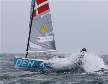 Finns on day five of the London 2012 Olympic Sailing Competition