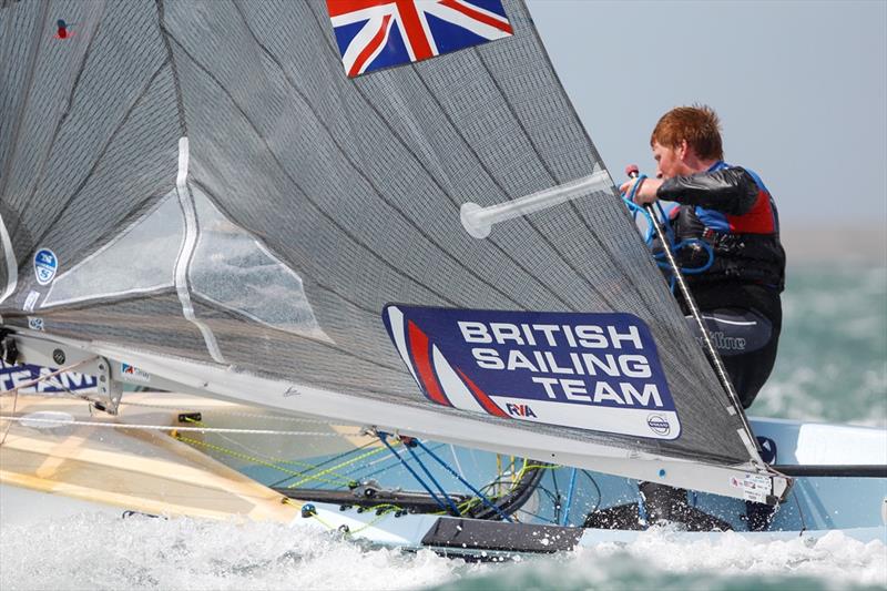 James Hadden during the RYA Olympic Classes Spring Series at WPNSA photo copyright Paul Wyeth / RYA taken at Weymouth & Portland Sailing Academy and featuring the Finn class