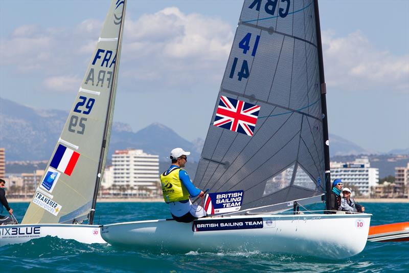 Finn gold for Giles Scott at ISAF Sailing World Cup Mallorca photo copyright Richard Langdon / British Sailing Team taken at  and featuring the Finn class
