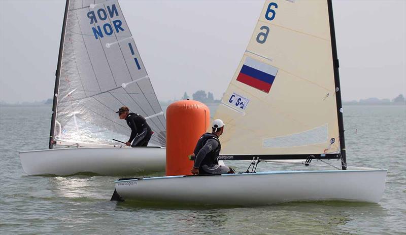 Day 6 of the Finn Silver Cup photo copyright Robert Deaves taken at WSV Hoorn and featuring the Finn class