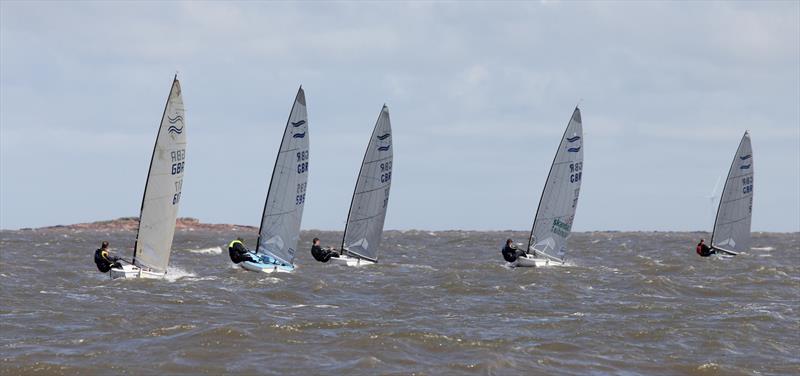 Finn UK National Championships at West Kirby photo copyright Martin Swinburn taken at West Kirby Sailing Club and featuring the Finn class