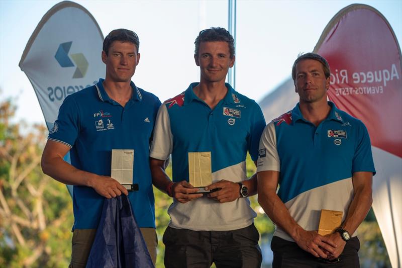 Finn medallists at the Aquece Rio - International Sailing Regatta 2014 - photo © Ocean Images