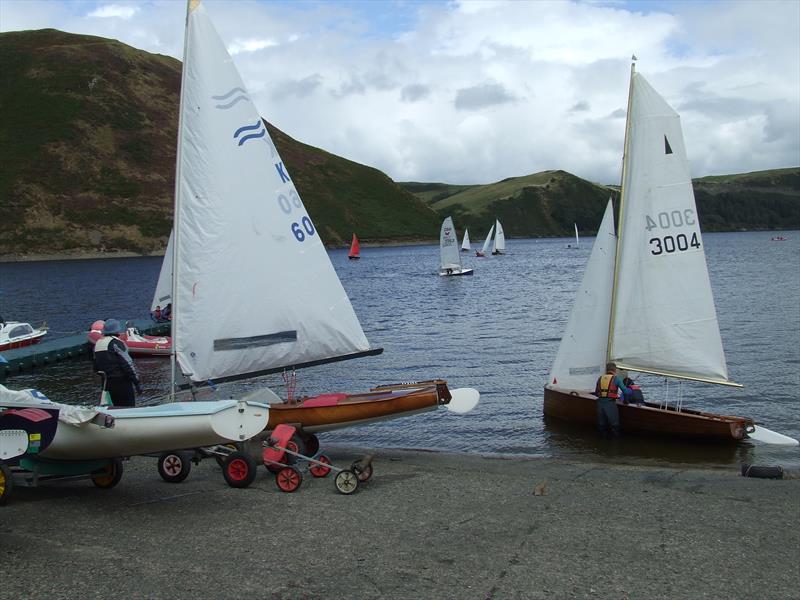 CVRDA National Rally at Clywedog photo copyright Wendy Marshall taken at Clywedog Sailing Club and featuring the Finn class