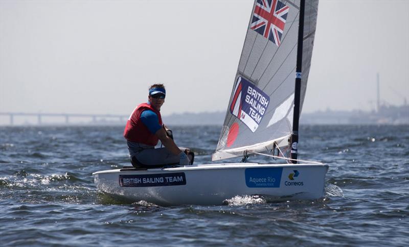 Finn class contender Ed Wright - photo © Richard Langdon/British Sailing Team
