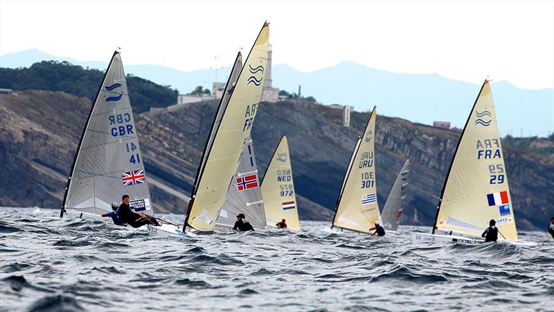 Day 5 of the ISAF Sailing World Championship photo copyright Robert Deaves / IFA taken at  and featuring the Finn class