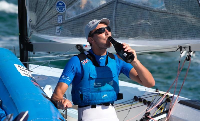 Giles Scott wins the Finn Gold Cup at the ISAF Sailing World Championship photo copyright Ocean Images taken at  and featuring the Finn class