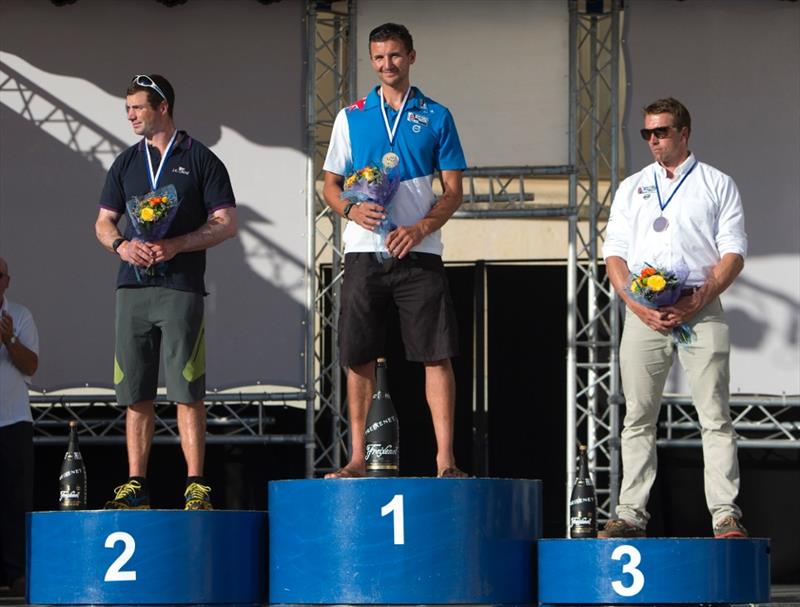 Giles Scott is crowned Finn champion at the ISAF Sailing World Championships  - photo © Ocean Images / British Sailing Team