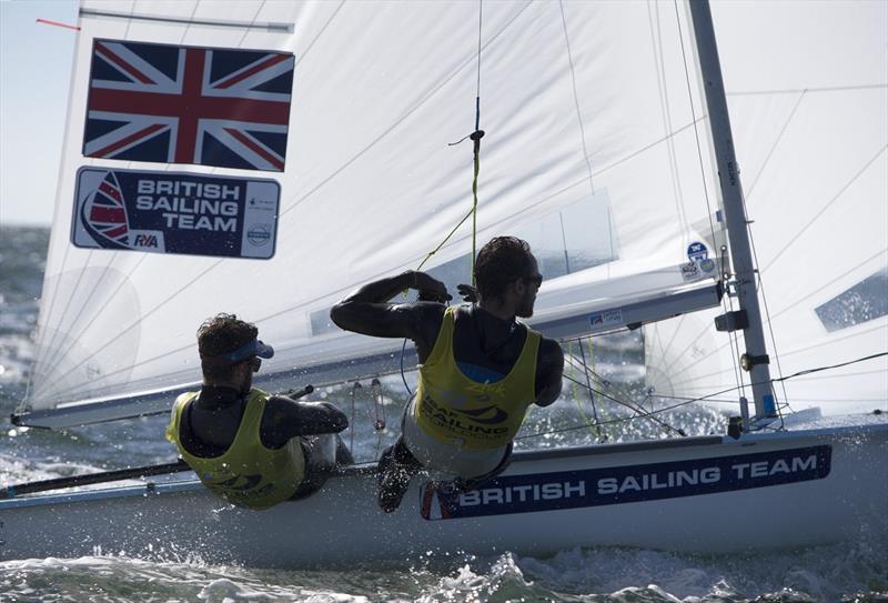 Luke Patience & Elliot Willis on day 2 at ISAF Sailing World Cup Miami - photo © Ocean Images / British Sailing Team