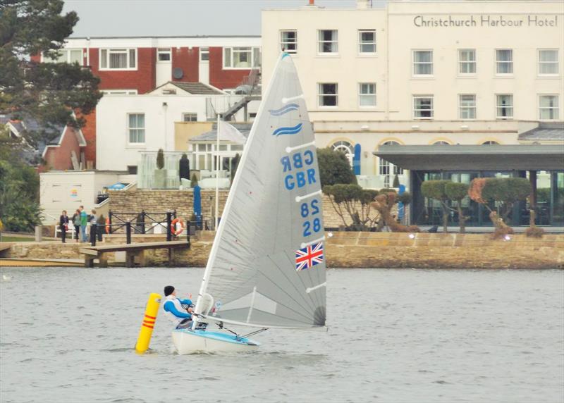 Day 2 of the Icicle Series at Highcliffe  photo copyright Stephanie McCormick taken at Highcliffe Sailing Club and featuring the Finn class