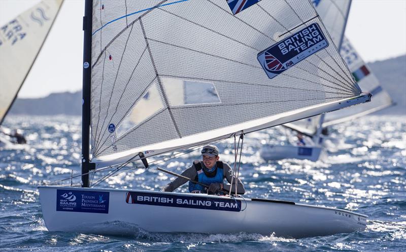 Giles Scott on ISAF Sailing World Cup Hyères day 2 - photo © Ocean Images / British Sailing Team