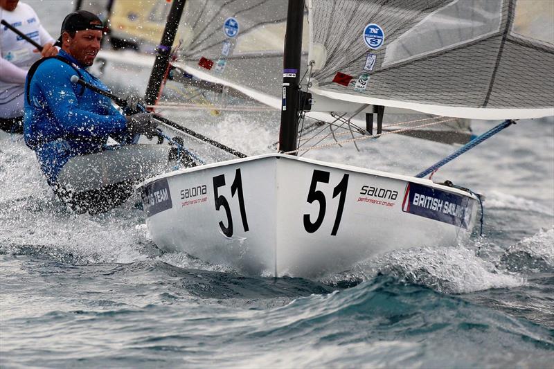 Ed Wright during the Finn Europeans in Split photo copyright Robert Deaves taken at  and featuring the Finn class