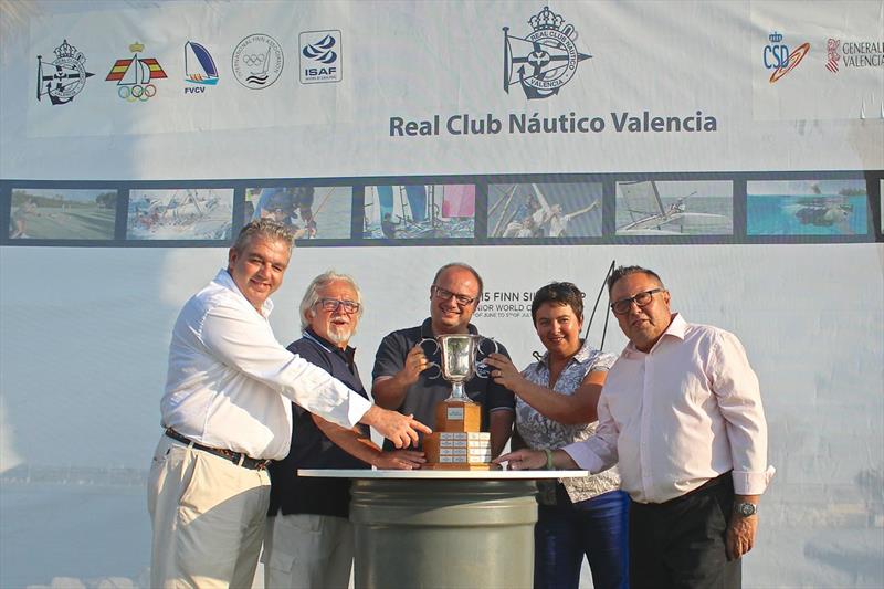 The 2015 Finn Junior World Championship opens in sunny Valencia photo copyright Robert Deaves taken at Real Club Nautico Valencia and featuring the Finn class