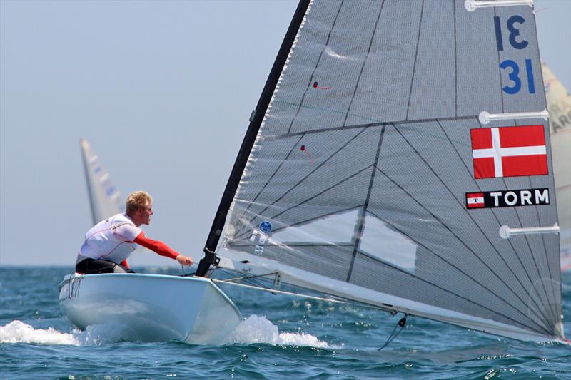Finn Silver Cup in Valencia day 1 photo copyright Robert Deaves taken at Real Club Nautico Valencia and featuring the Finn class
