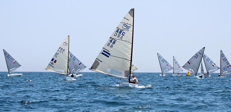 Finn Silver Cup in Valencia day 1 photo copyright Robert Deaves taken at Real Club Nautico Valencia and featuring the Finn class