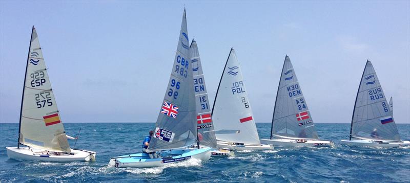 Finn Silver Cup in Valencia day 2 - photo © Robert Deaves