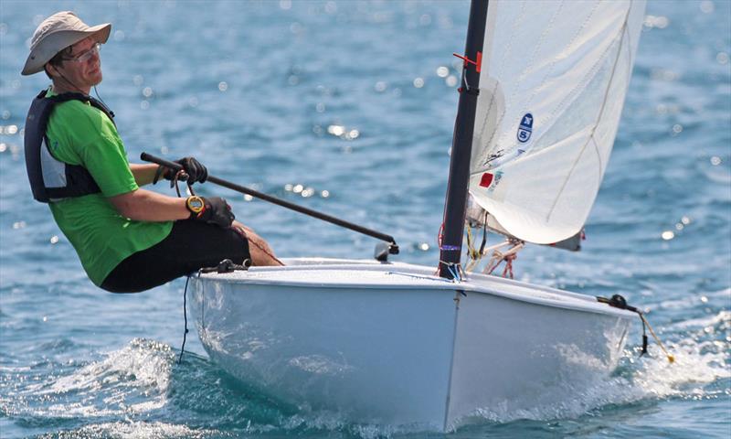 Final day of the Finn Silver Cup in Valencia photo copyright Robert Deaves taken at Real Club Nautico Valencia and featuring the Finn class