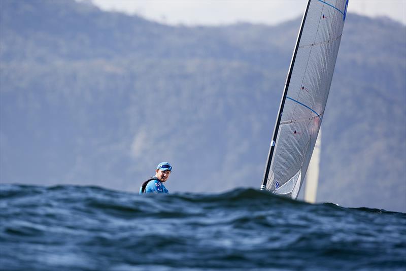 Giles Scott on day 6 of the Aquece Rio – International Sailing Regatta - photo © Ocean Images / British Sailing Team