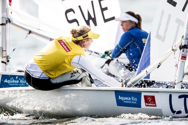 Laser Radial gold for Gintare Scheidt at the Aquece Rio – International Sailing Regatta photo copyright Pedro Martinez / SailingEnergy / ISAF taken at  and featuring the Finn class