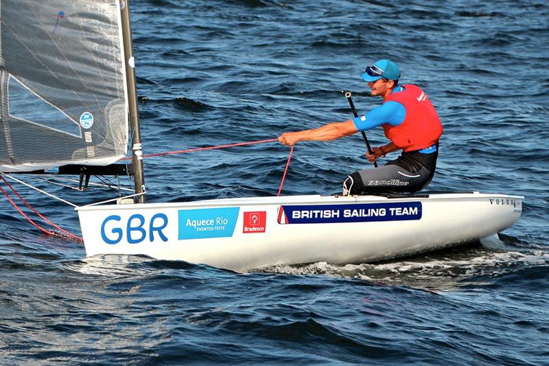 Giles Scott on day 7 at the Aquece Rio – International Sailing Regatta - photo © Ocean Images / British Sailing Team