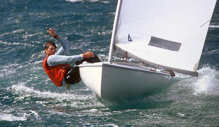 Cam Lewis, winner of the 1980 Finn Gold Cup in Takapuna photo copyright Peter Montgomery taken at Takapuna Boating Club and featuring the Finn class