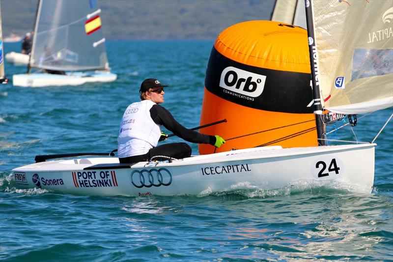 Tapio Nirkko on day 3 of the Finn Gold Cup in New Zealand - photo © Robert Deaves