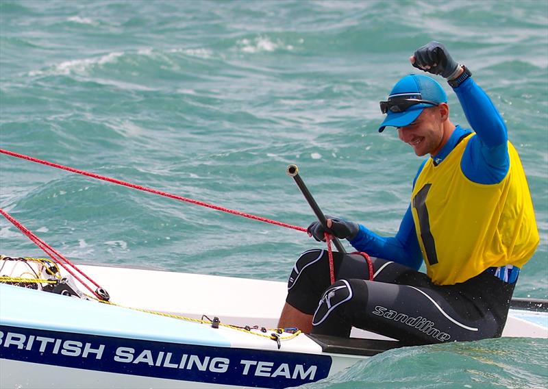 Scott wins the title on day 5 of the Finn Gold Cup in New Zealand photo copyright Robert Deaves taken at Takapuna Boating Club and featuring the Finn class
