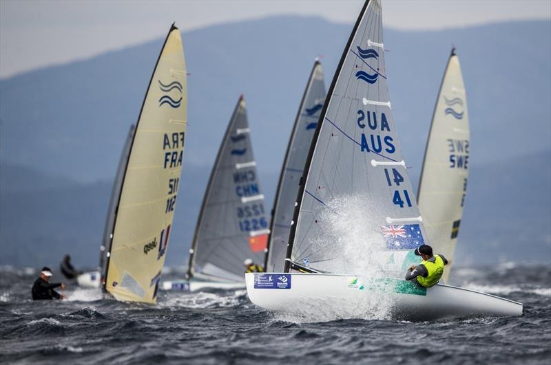 Lilley leads on day 4 at Sailing World Cup Hyeres photo copyright Pedro Martinez / Sailing Energy / World Sailing taken at COYCH Hyeres and featuring the Finn class