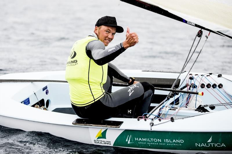 Jake Lilley wins in the Finn class at Sailing World Cup Hyeres - photo © Richard Langdon / www.oceanimages.co.uk
