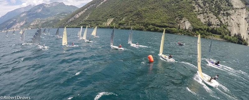 More great racing on day 2 of the Finn World Masters photo copyright Robert Deaves taken at Circolo Vela Torbole and featuring the Finn class