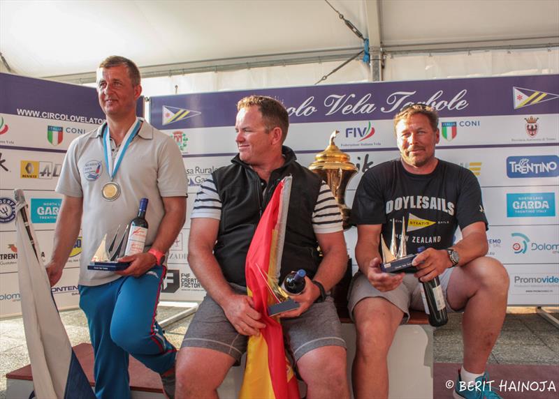 Rafael Trujillo wins the Finn World Masters on Lake Garda photo copyright Berit Hainoja taken at Circolo Vela Torbole and featuring the Finn class