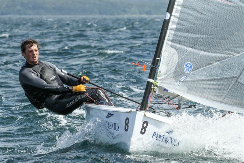 Facundo Olezza on day 2 of the Finn Silver Cup - photo © Robert Deaves