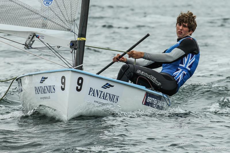Hector Simpson on day 4 of the Finn Silver Cup photo copyright Robert Deaves taken at Sailing Aarhus and featuring the Finn class
