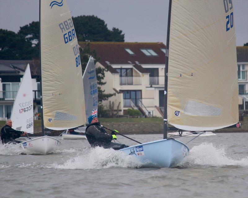 Highcliffe SC Icicle Open Series day 1 photo copyright Sarah Desjonqueres taken at Highcliffe Sailing Club and featuring the Finn class