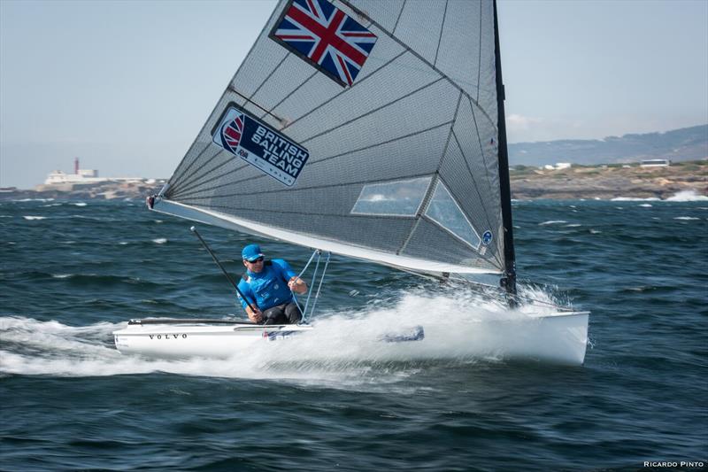 Ed Wright announces his Tokyo 2020 Olympic Campaign photo copyright Ricardo Pinto taken at COYCH Hyeres and featuring the Finn class