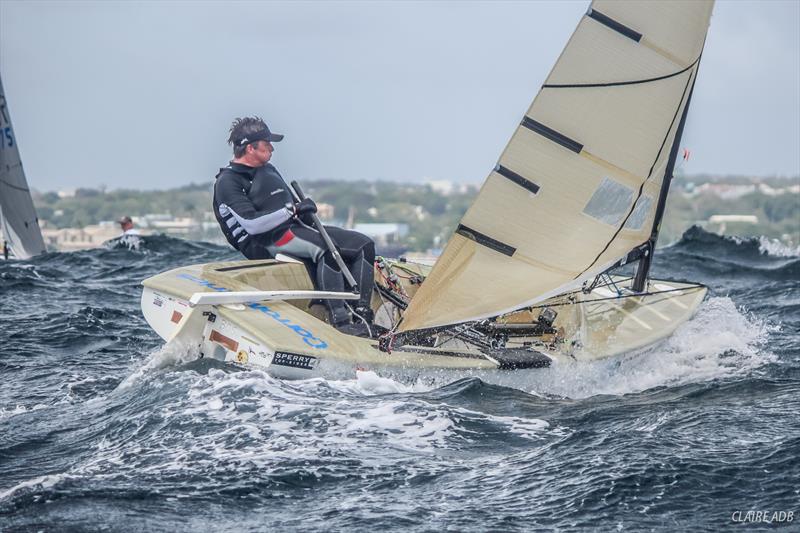 Day 4 of the 2017 Finn World Masters in Barbados photo copyright Claire ADB taken at Barbados Yacht Club and featuring the Finn class