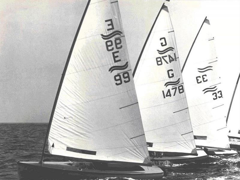 Racing at the 1977 Finn Gold Cup in Palamos photo copyright Robert Deaves taken at  and featuring the Finn class