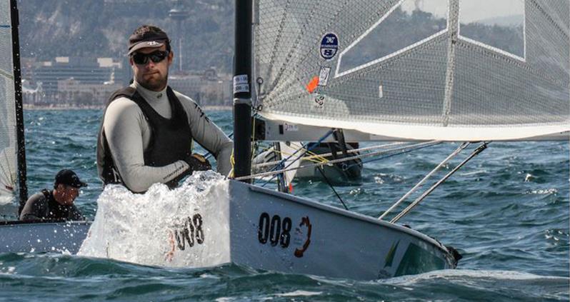 Tweddell in action before his injury photo copyright Robert Deaves taken at Australian Sailing and featuring the Finn class