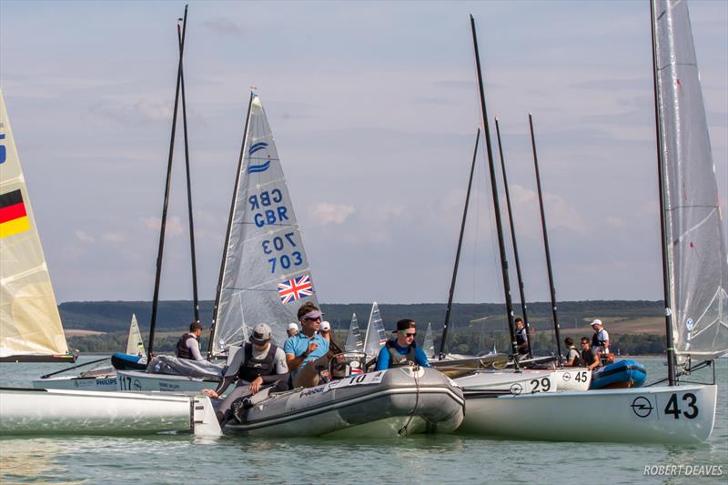 2017 Opel Finn Gold Cup at Lake Balaton photo copyright Robert Deaves taken at Spartacus Sailing Club and featuring the Finn class