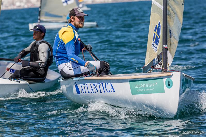 Max Salminen on day 4 of the Trofeo Princesa Sofía Iberostar photo copyright Robert Deaves taken at  and featuring the Finn class