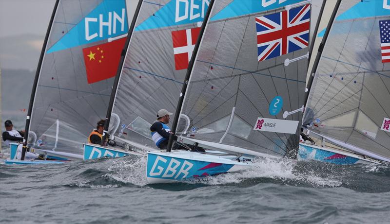 Finns on day five of the London 2012 Olympic Sailing Competition