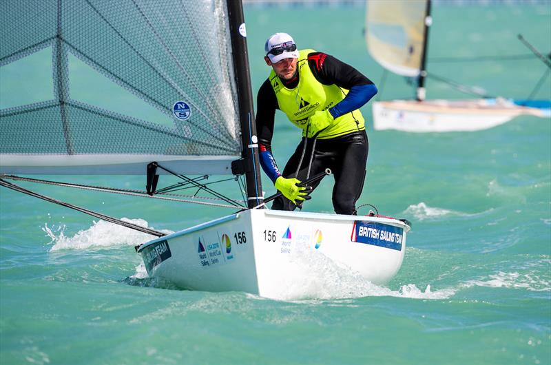 2018 World Cup Series, Miami photo copyright Richard Langdon / Sailing Energy taken at  and featuring the Finn class