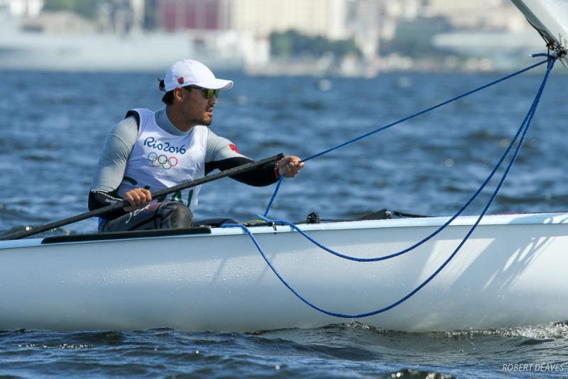 Lei Gong, from China, sailed at both the 2012 and 2016 Olympic Games photo copyright Robert Deaves taken at  and featuring the Finn class