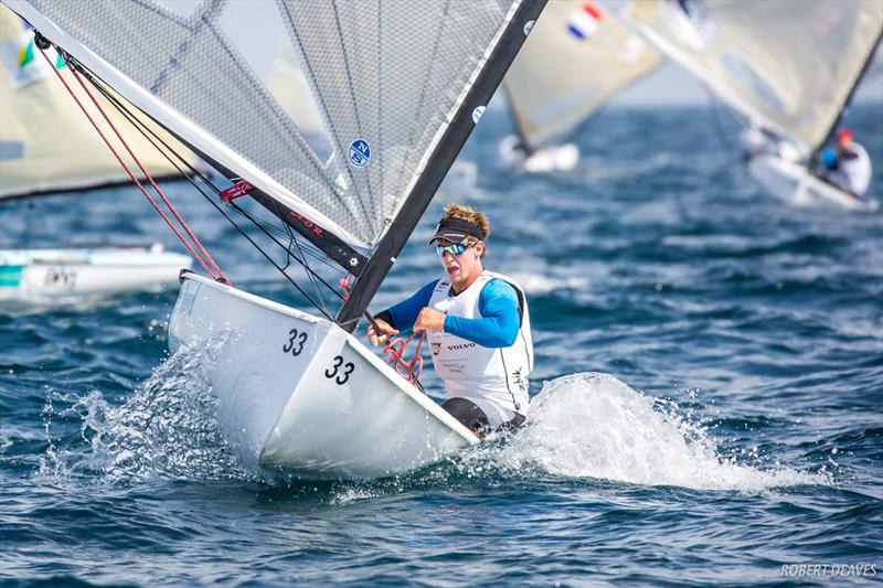 Nicholas Heiner - 2018 World Cup Series - Hyères  photo copyright Robert Deaves taken at COYCH Hyeres and featuring the Finn class